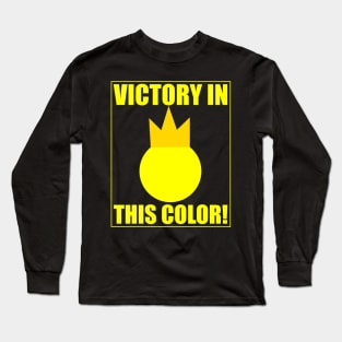 Stick Fight - Victory in This Color Yellow Long Sleeve T-Shirt